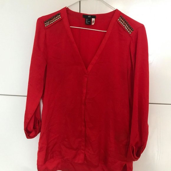 H&M SATIN SHIRT - Picture 2 of 2